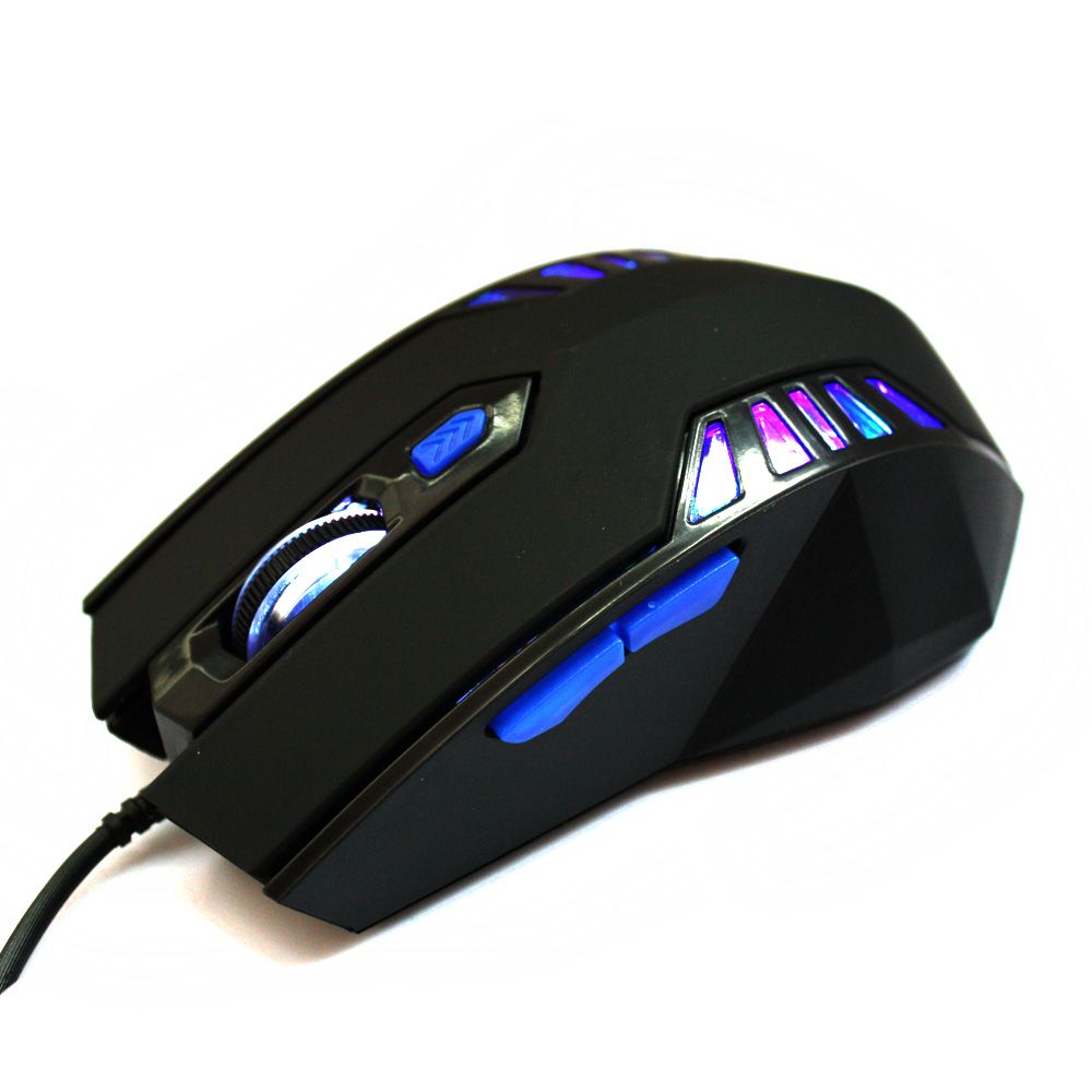 Fashion Design 7 Colors LED 2400DPI Optical USB Wired glowing sparkle Gaming Mouse for PC Laptop Computer
