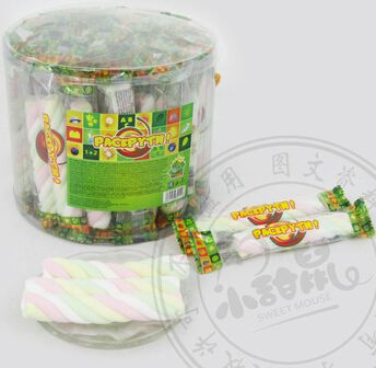 7g Rope fruit flavor halal marshmallow