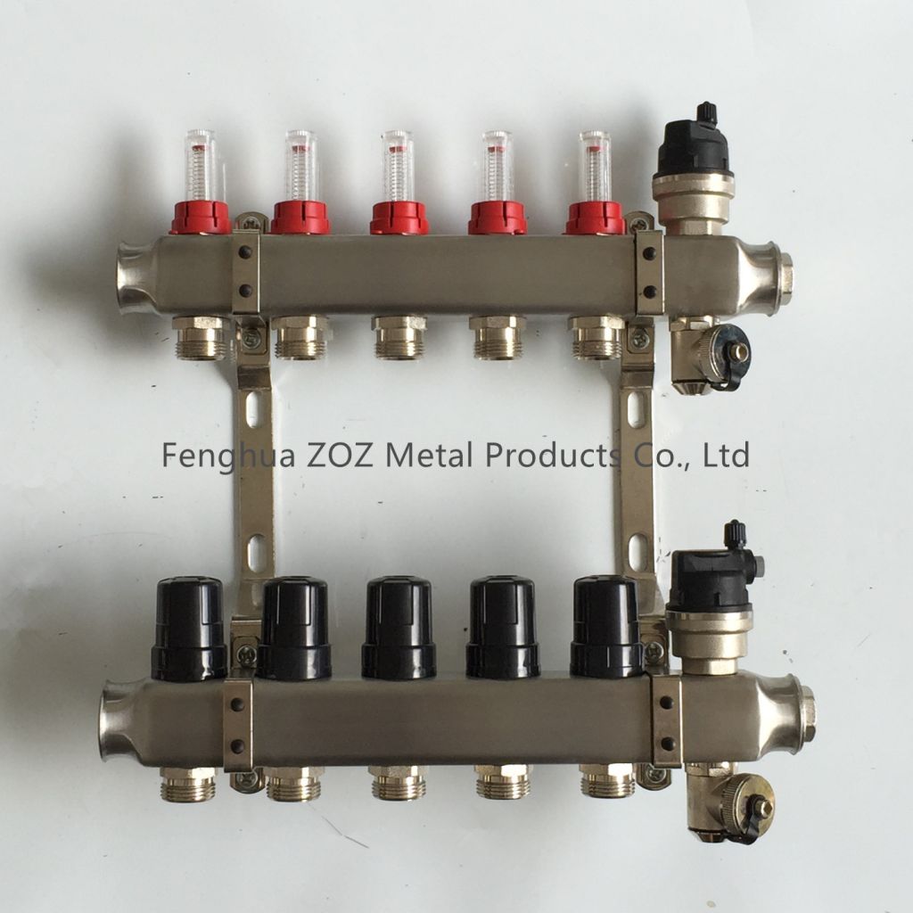 High Quality Stainless Steel Underfloor Heating Manifold Set