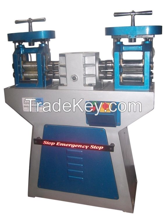 Roll press double hend with emergency break & automatic lubrication system