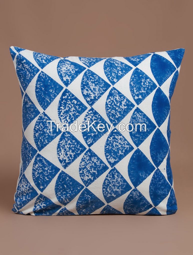 Cushion Cover Hand Block Printed Cotton