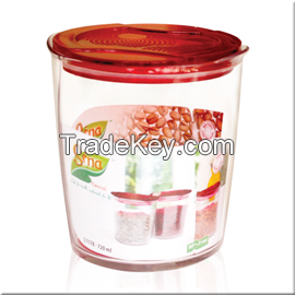 SINA Crystal food container (round), air tight, disposable food container