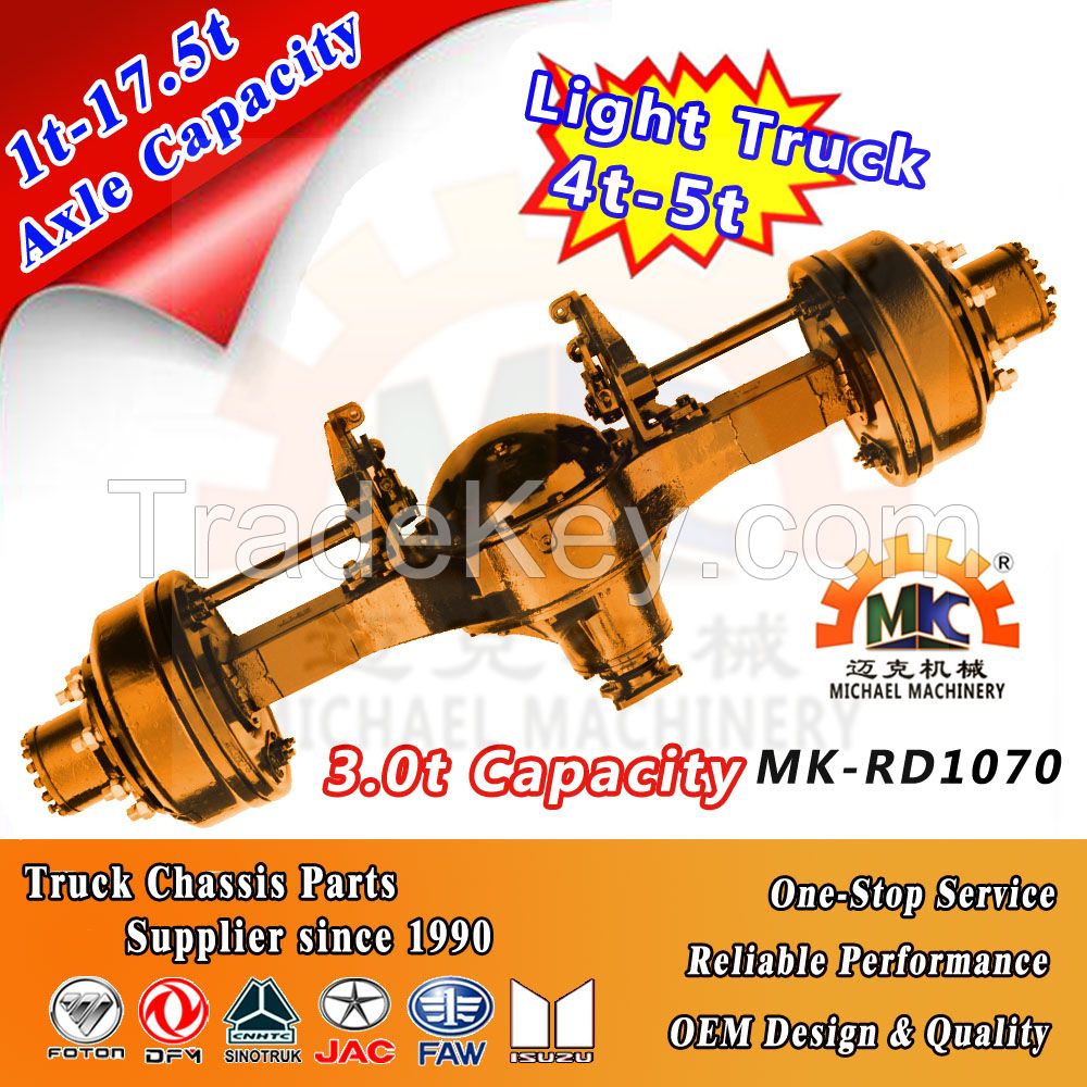 Truck Drive Rear Axles with 3ton Axles Capacity