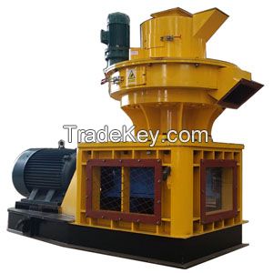 Vertical ring die wood pellet mill  LSHK series biomass pellet machine