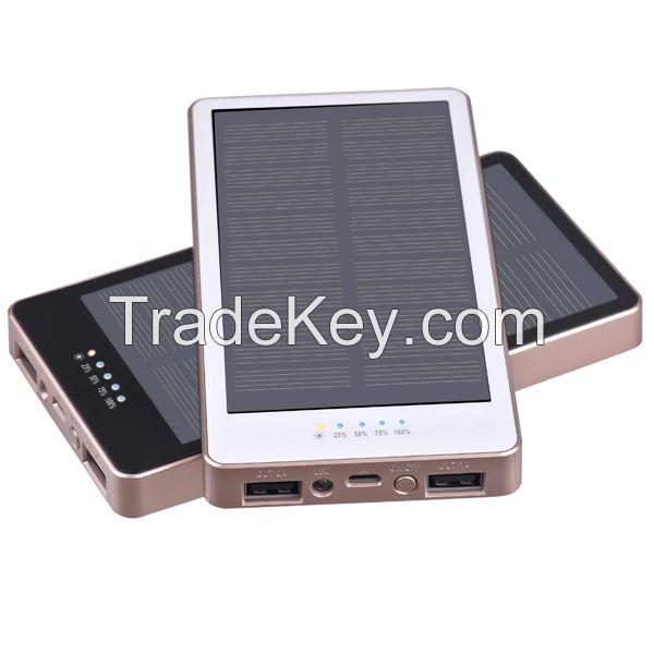 Luxury gold color Solar Charger
