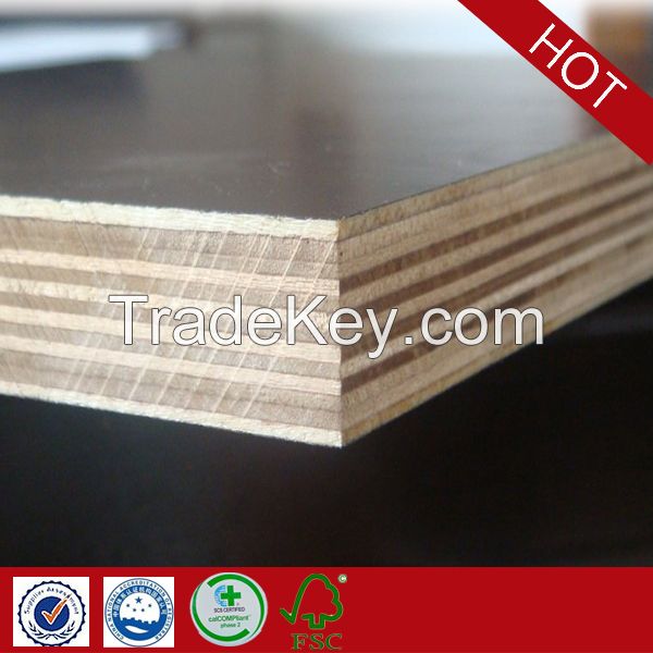 High quality Phonelic brown film faced plywood/ shuttering plywood for construction