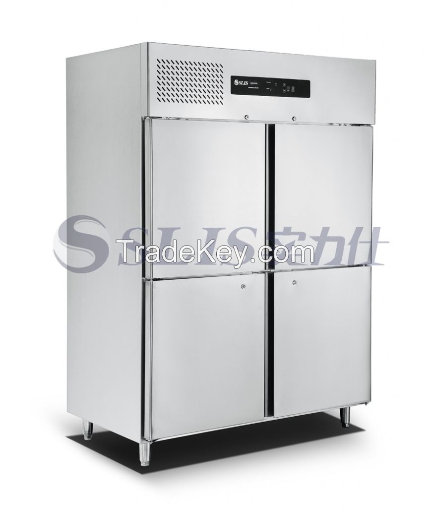 Fan Cooling Stainless Steel Refrigerator, Kitchen Refrigerator, 4 Doors