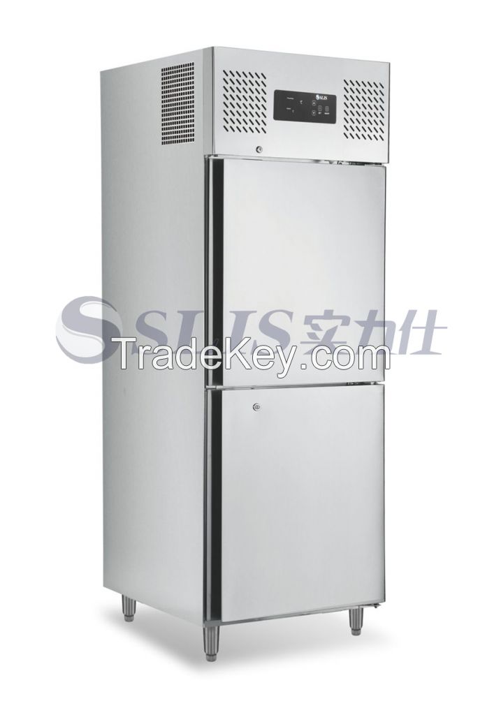 Stainless Steel Fan Cooling Touch Controller Freezer, Meat or Vegetable