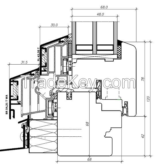 Wooden windows for passive houses