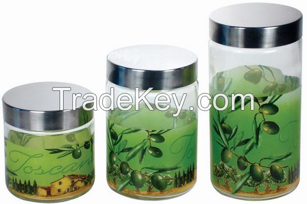 Glass Jar / Glass Canister / Storage Jar (SS1116-1)