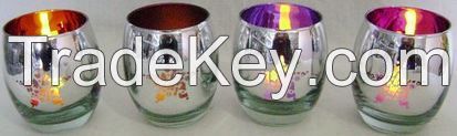 Electroplated Candle Holder / Tea Light Holder / Candle Jar (SS1302-1)