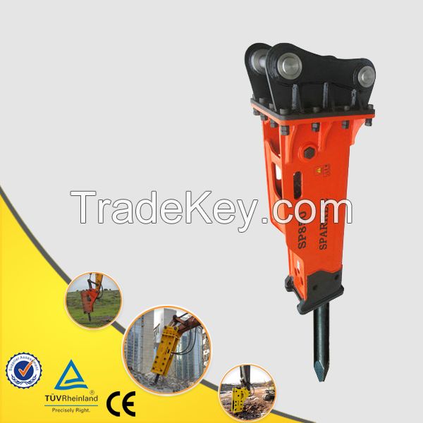 Silenced Type hydraulic breaker and spare parts