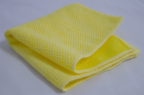 Dual Functional Microfiber Nylon Scrub Kitchen Dish Wash Clean Care Cloth Towel