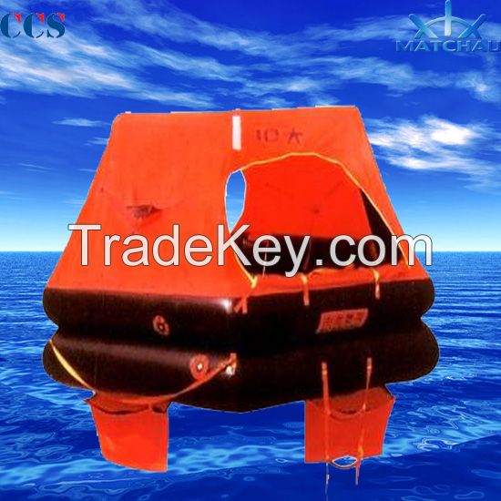 CCS Approved 6/10/15/30/50 Person Canopied Reversible Inflatable Liferaft/Life Raft