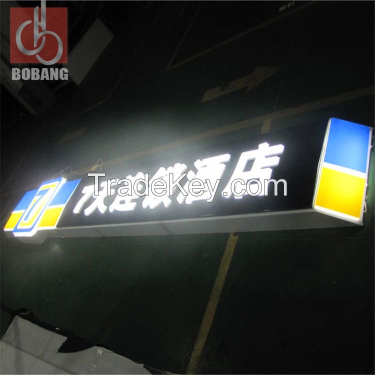 hot sale large acrylic rectangle wall mounted bank signs