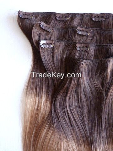 Human hair extensions