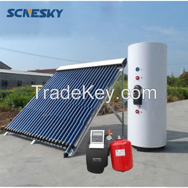 Customized Widely Used High Quality Pressurized Solar Water Heater With Enamel Inner Tank