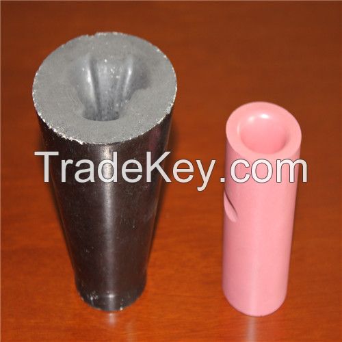 continue casting nozzle core with refractory