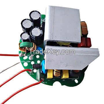 20V 120W LED Drivers with 20-54VDC Constant current with PFC