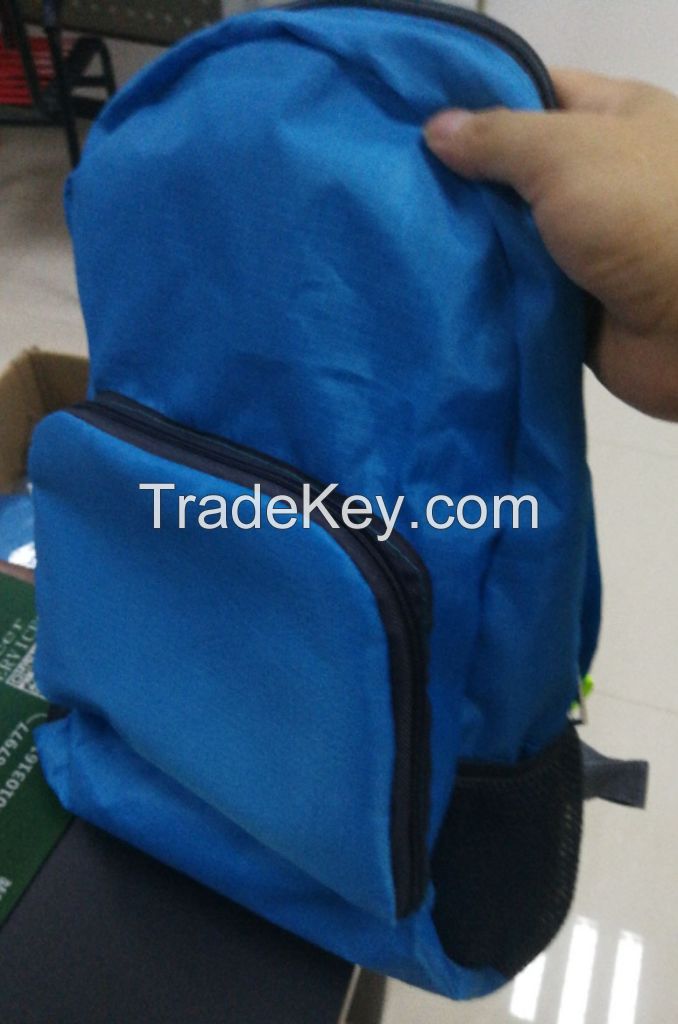collapsible double shoulder bag backpack for travel