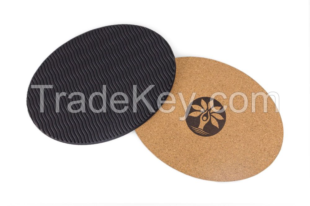 Non-Slip Knee Mat Cork TPE Knee Pad for Yoga Exercise