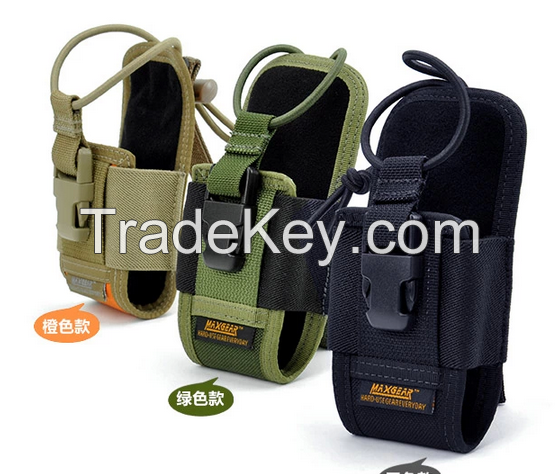 Nylon Walkie-Talkie Carry Case Intercom Holder Radio Pouch