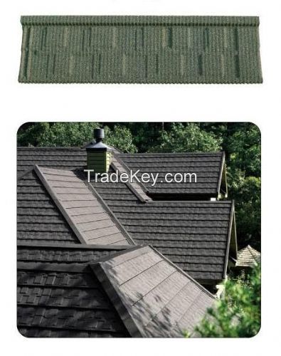 Color Stone Coated Steel Roofing Tiles