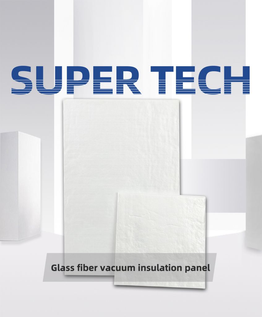 Rectangular Vacuum Insulation Panel Based on Fiberglass