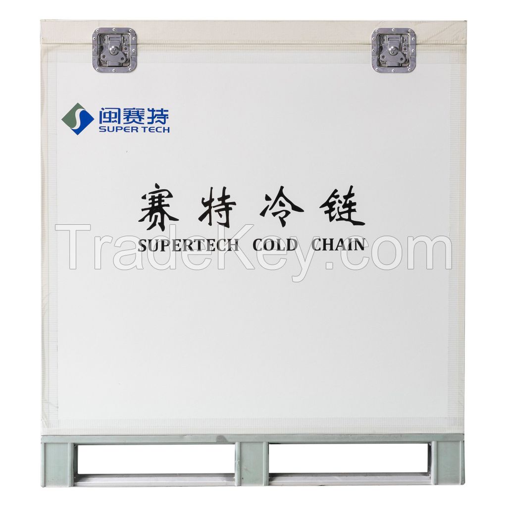 Large Capacity Temperature Controlled System VIP Insulated Pallet Cooler Box