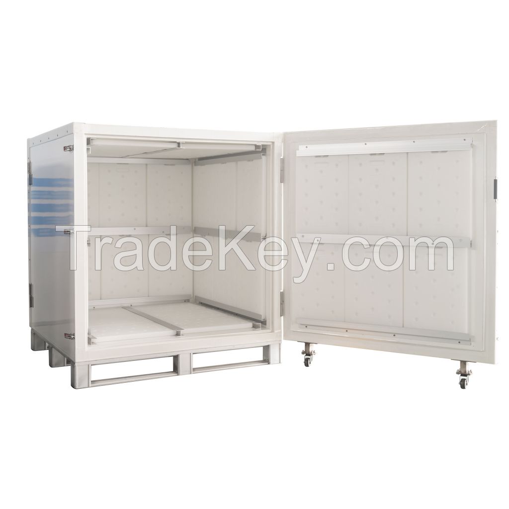 Vacuum Insulated Pallet Box Detachable Insulated Pallet Container for Cold Chain Logistics