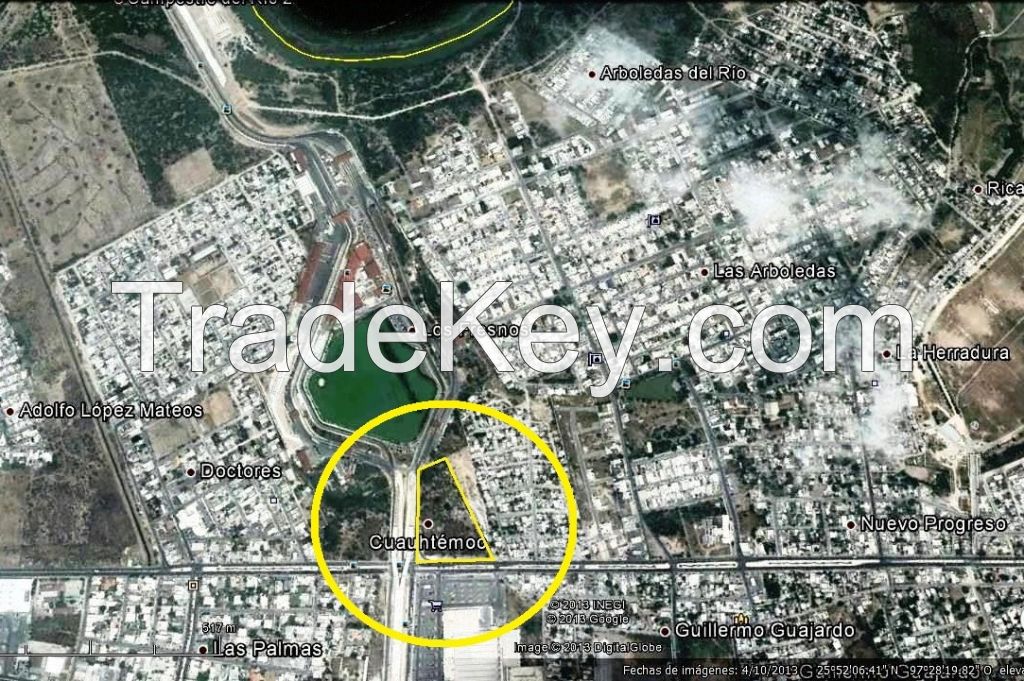 20, 235 M2 MATAMOROS TAM MEX - COMMERCIAL LAND USE NEXT TO INTL BORDER BRIDGE.