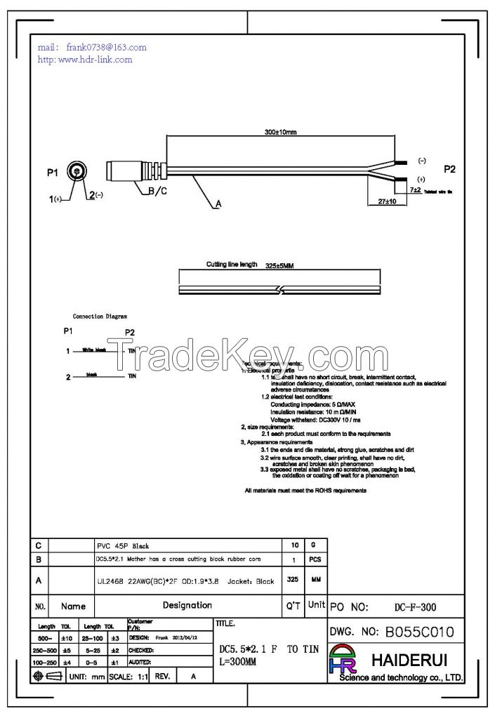 Sell DC  Wire