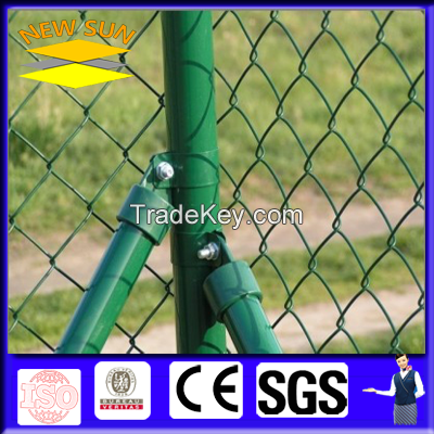 Pvc coated chain link fence and post