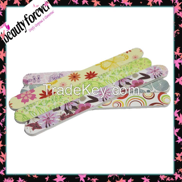 Double side type emery board nail file