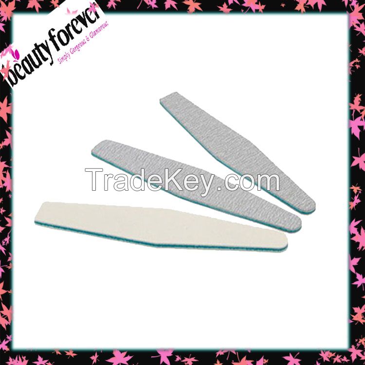 Durable diamond shape zebra nail file 100/180