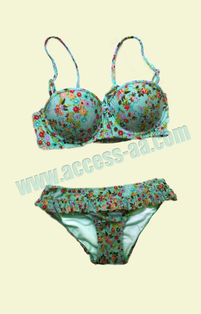 Sexy Bikini Latest Flower Design with UV Protection