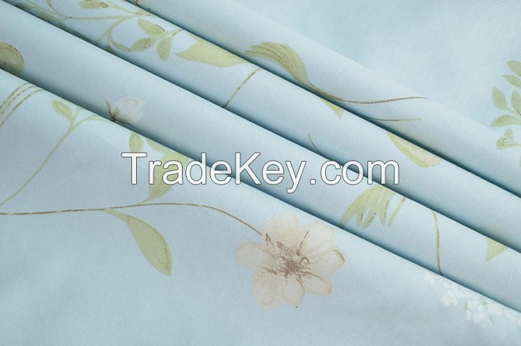 brushed 100 % polyester disperse printed fabric for bedding