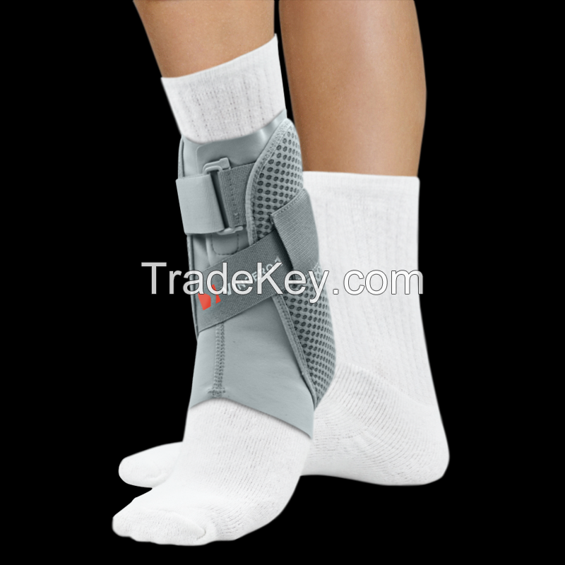 ANKLE BRACE WITH ANATOMIC SHELLS AND AFTL SPIRAL STRAP