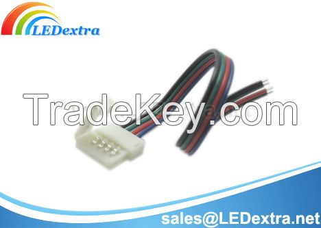 Solderless EZ connector wire For RGB LED Strip