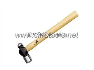 British Type Ball Pein Hammer with Wooden Handle