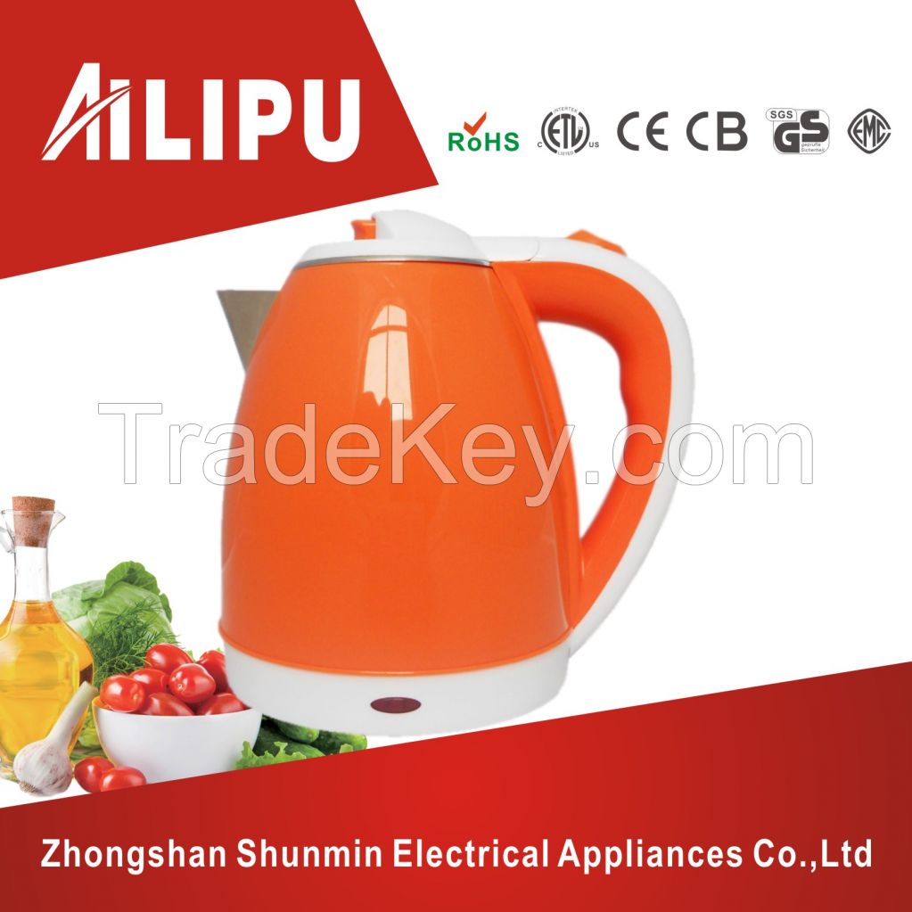 360 degree cordless electric kettle/ss 201 or 304 electrical kettle/1.5L kettle with dry boil protection