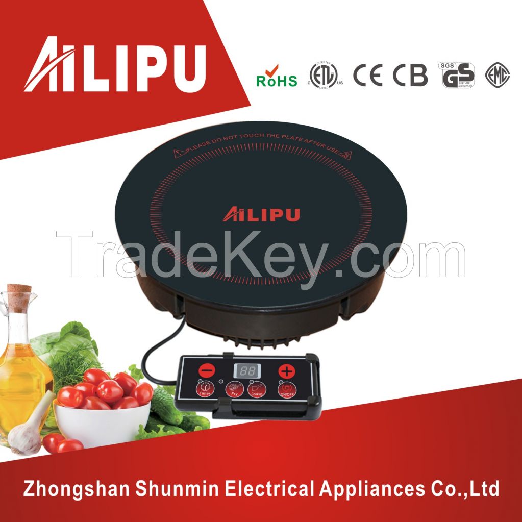 With line control round induction cooker for hotpot/single plate cooking top/AILIPU induction stove/cooking appliance/Hotpot induction oven
