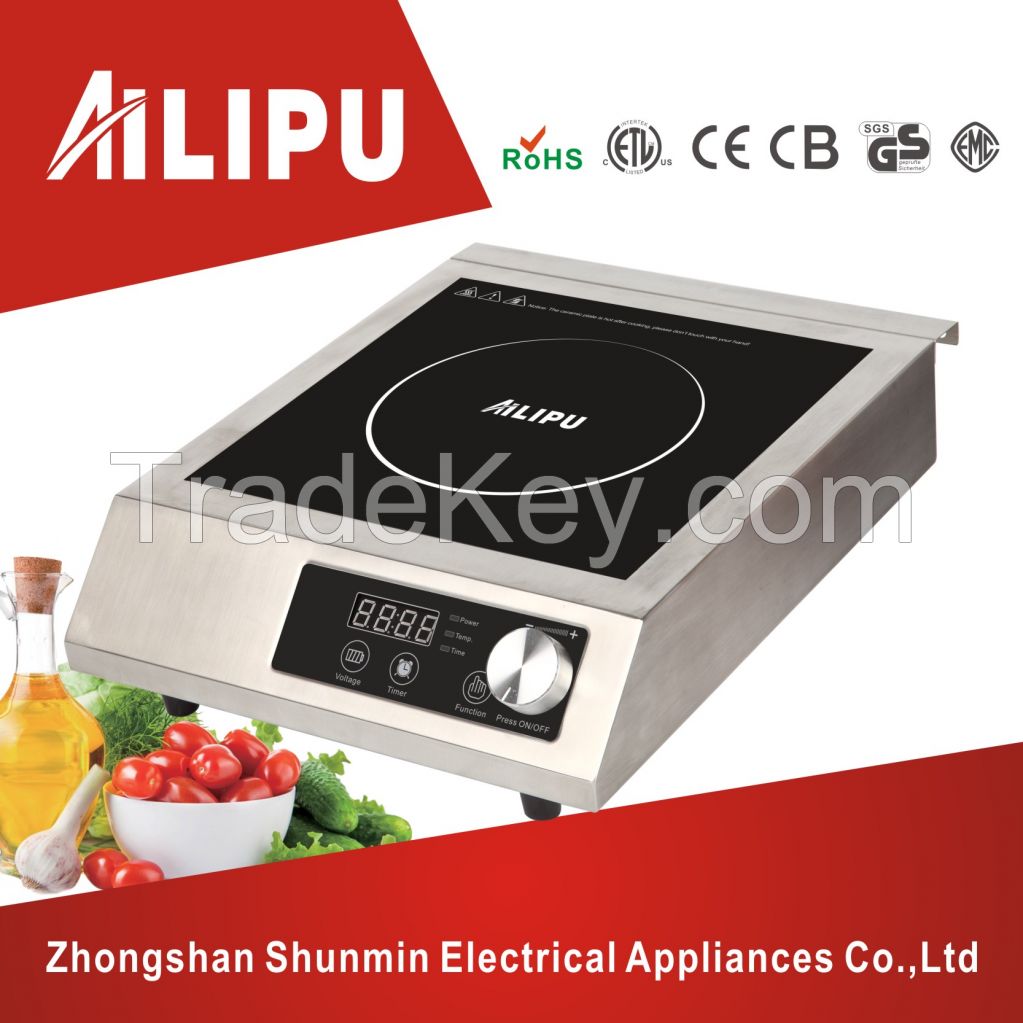 Stainless steel metal induction cooker/commercial induction stove/electric cooktop/kitchen appliance/induction hob