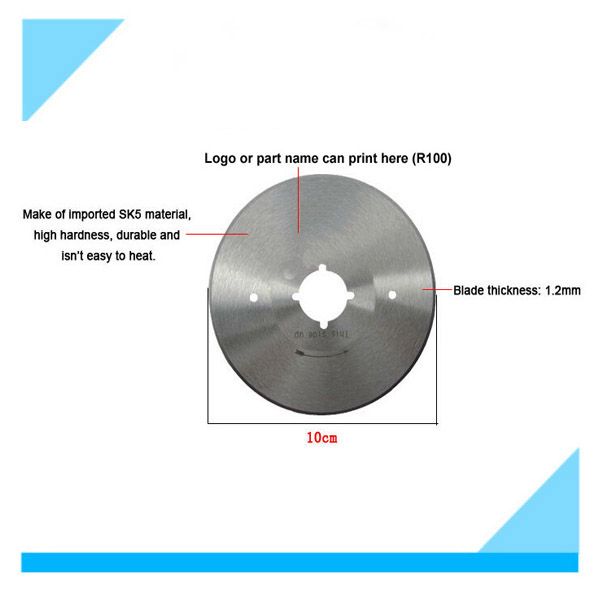 Industrial Circular Blade, Round Knife/Blade, Rag Cutter Blade