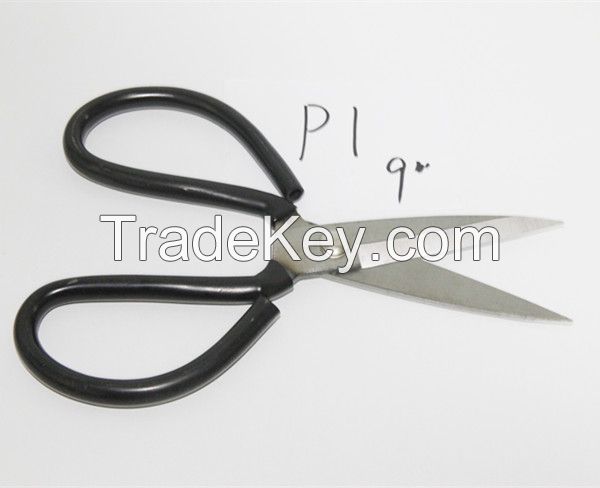 6.5E-9E Rubber handle scissors, Rag Cloth Fabric cutting scissors