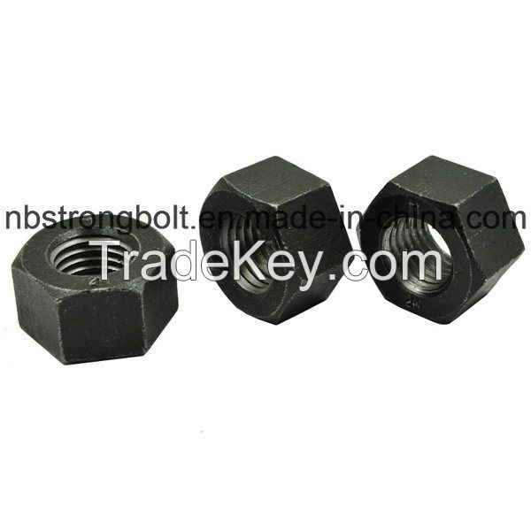 Heavy Hex Nut with Black Oxid