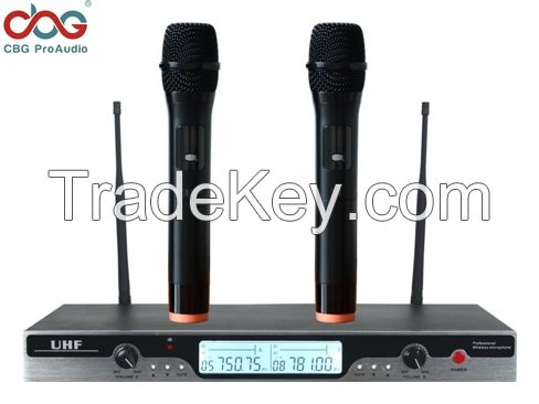 iWP-2160 100 CHN UHF Dual Wireless Microphone
