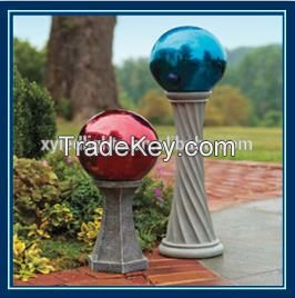 stainless steel hollow colour ball fountain for wedding decoration