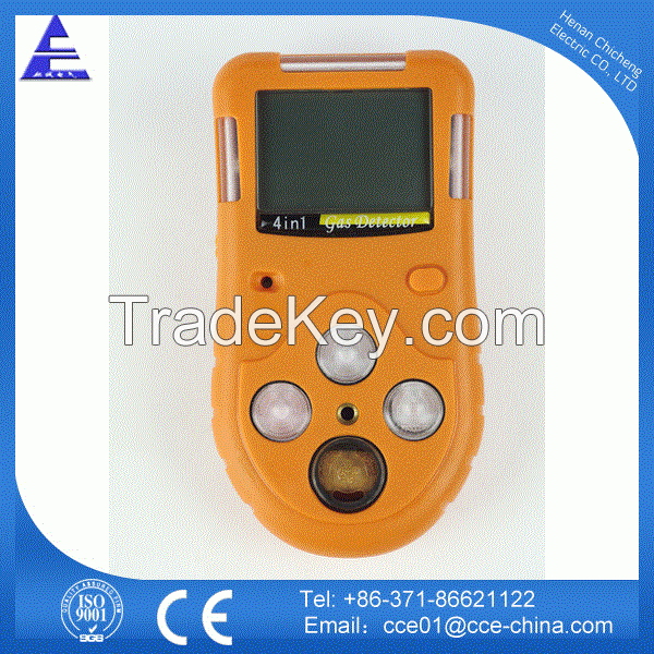 Portable Multi-Gas Leakage Detector (CH4, O2, CO, H2S)