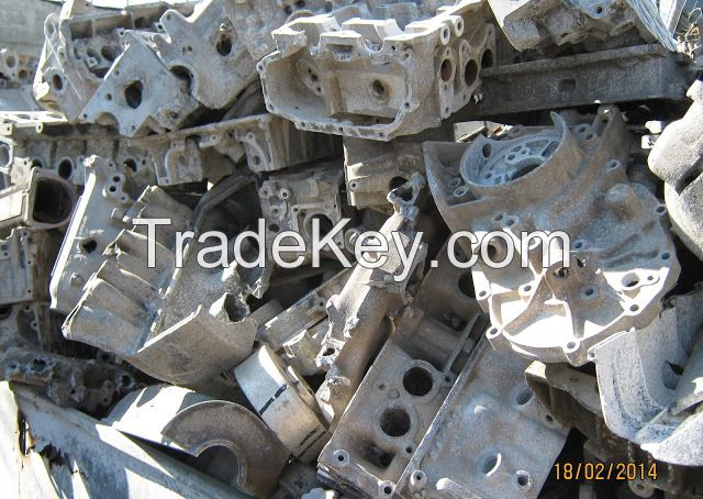 Aluminium engine block scrap